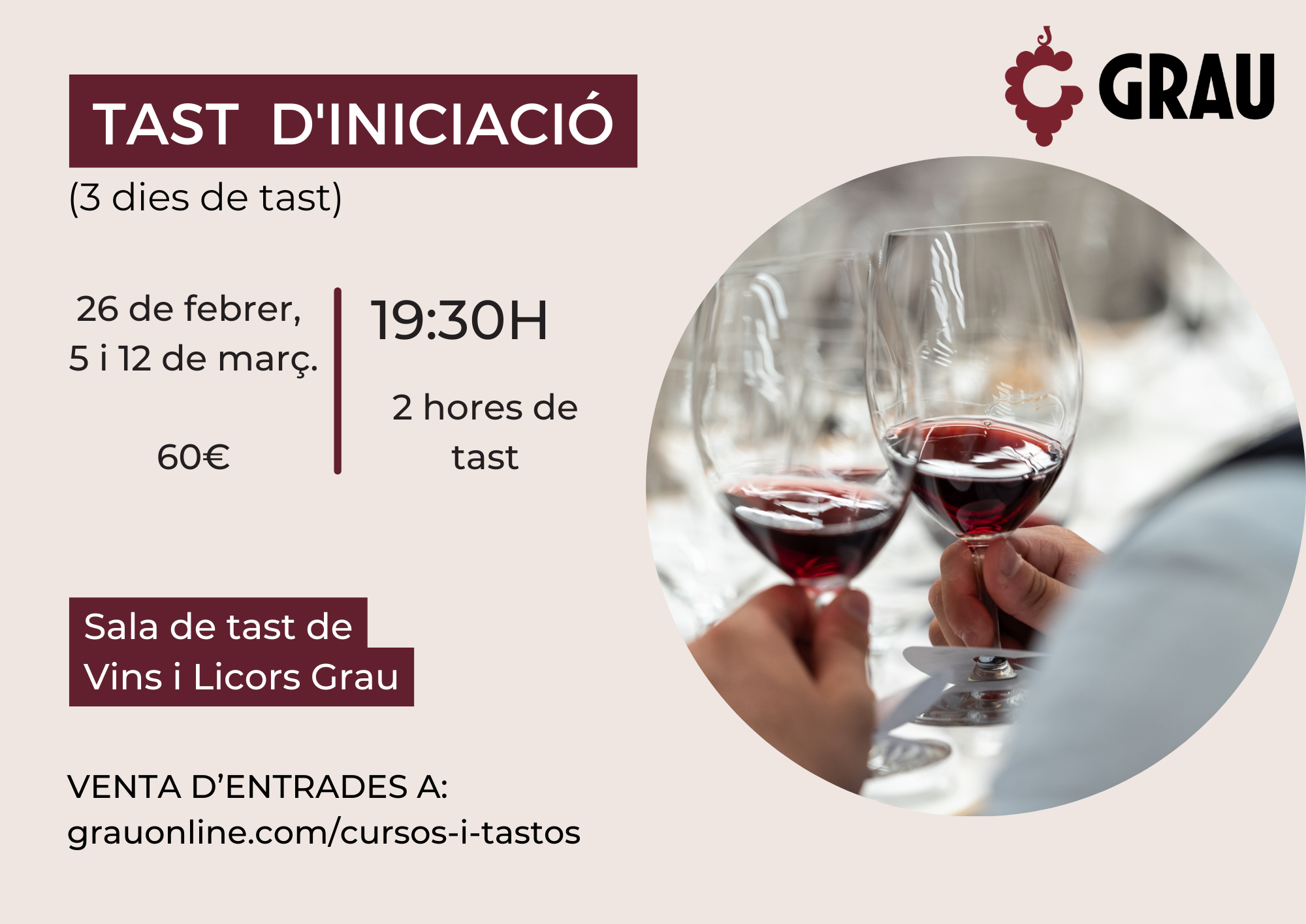 CURS D'INICIACIÓ AL TAST